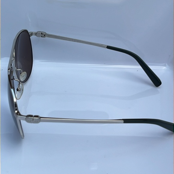 Ferragamo Silver Aviator Gradient Sunglasses Retail $385 - Picture 11 of 11